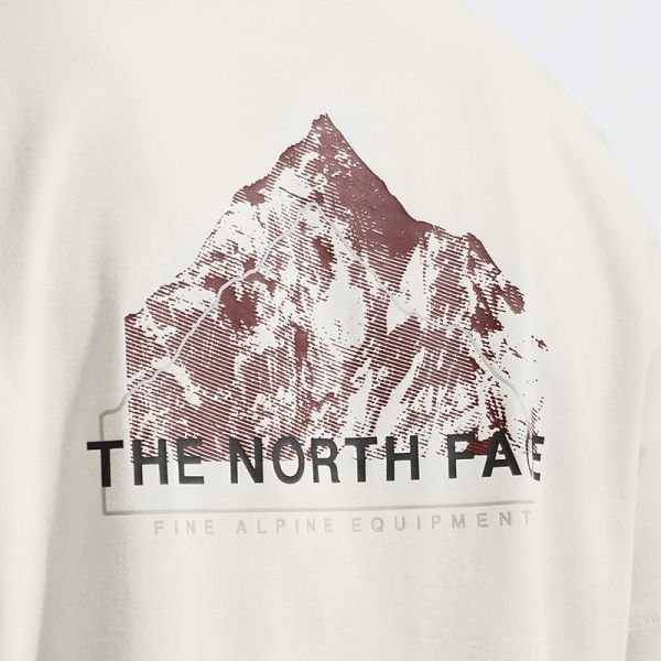 北面男印花山脉速干短袖T恤户外休闲透气夏新款TheNorthFace|8D7E