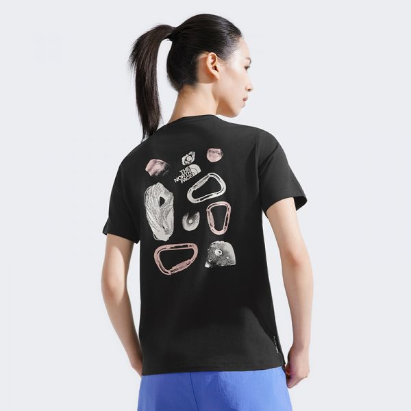 北面女印花速干衣短袖T恤户外吸湿透气新款TheNorthFace|8D7H