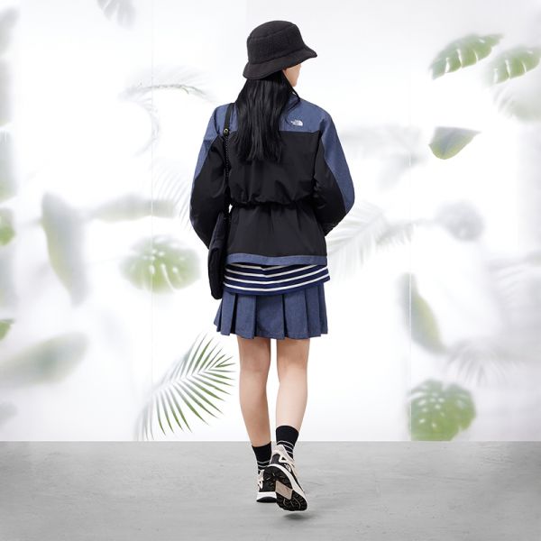 TheNorthFaceUE北面女先锋设计防风收腰二合一外套23新款81KS