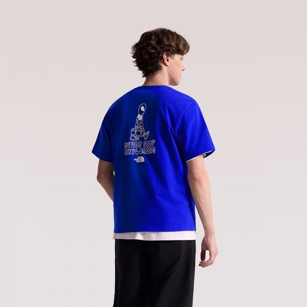 北面短袖T恤男纯棉印花圆领运动户外透气新款TheNorthFace|8GW0