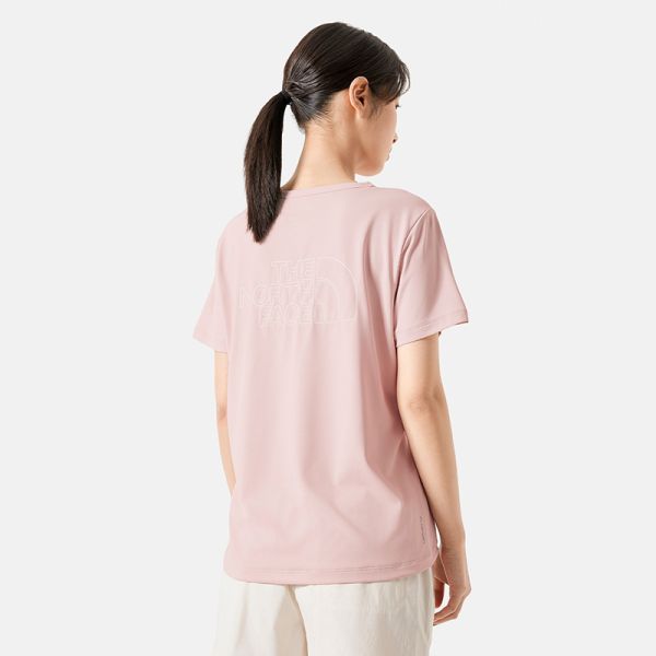 TheNorthFace北面SUN CHASE短袖T恤女吸湿透气UPF防晒衣新款|87VN
