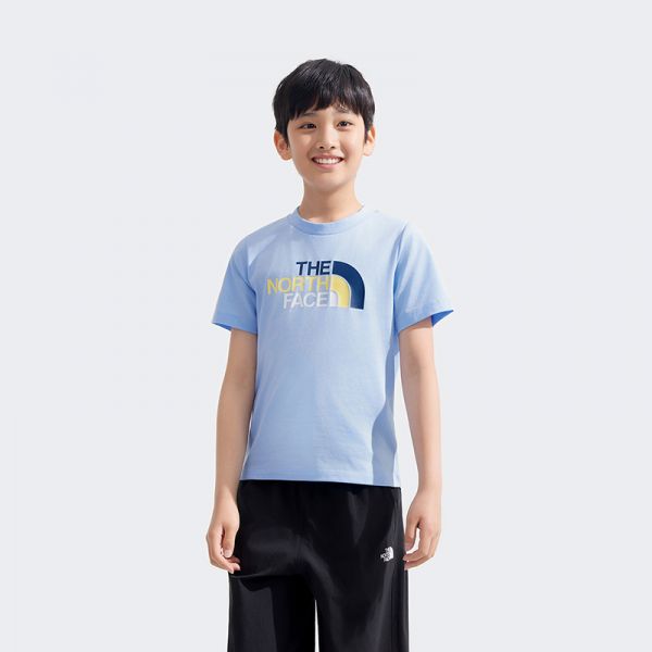 北面童装儿童印花LOGO速干短袖T恤男女户外新款TheNorthFace|8DCQ
