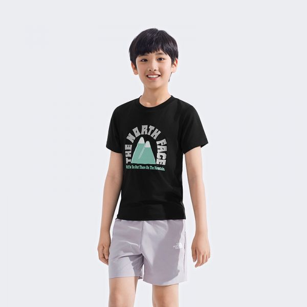 北面童装Sun Chase儿童男女防晒速干短袖T恤夏TheNorthFace|8DD2