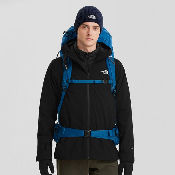 thenorthface北面三合一冲锋衣男户外防水保暖上新鹅绒填充|4n9t