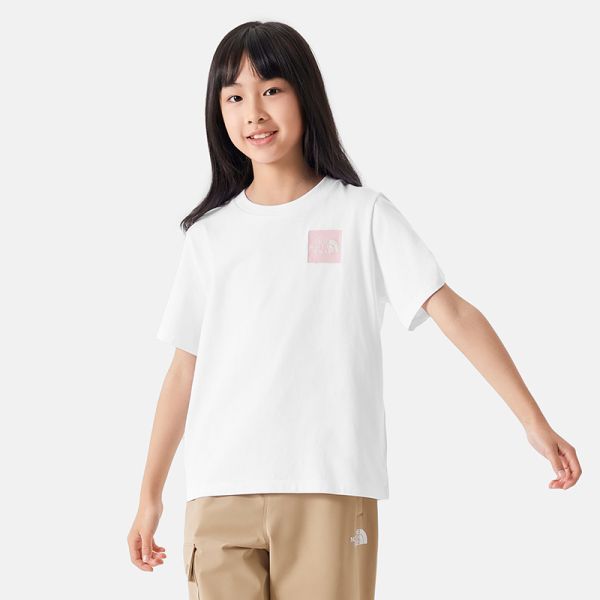 TheNorthFace北面童装男女儿童纯棉印花短袖T恤户外24夏新款|8CT0