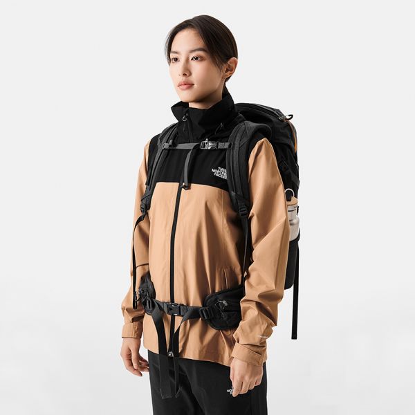 TheNorthFace北面冲锋衣女SANGRO户外樱花粉秋新款防水透汽|7WCK
