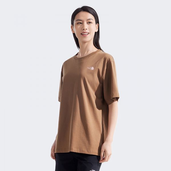 北面情侣款纯棉短袖T恤舒适爱心户外透气新款TheNorthFace|8D7U