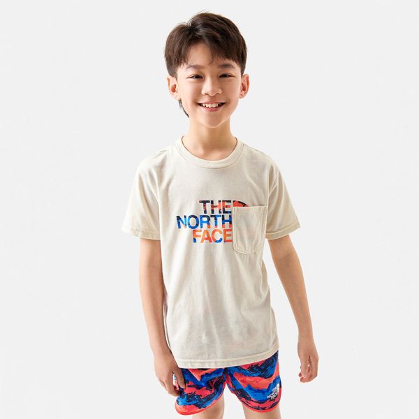 TheNorthFace北面童装短袖T恤儿童男童户外透气23夏季新款|81XR