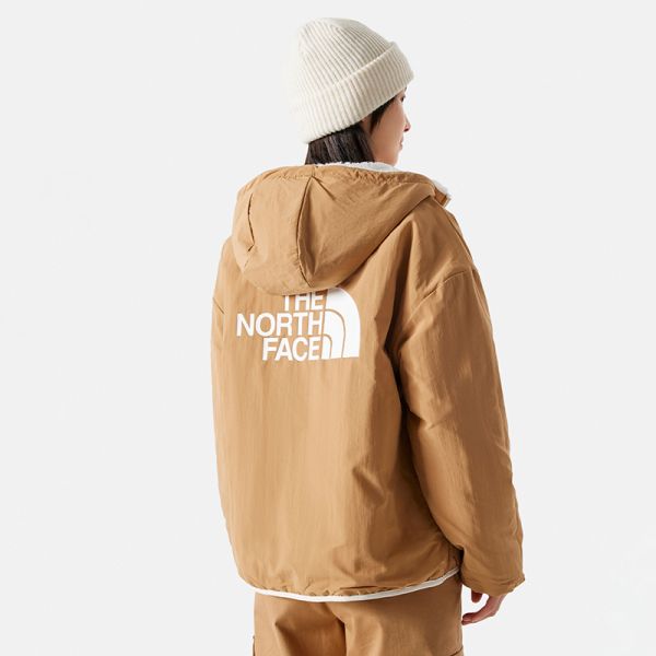 【黑加仑紫】TheNorthFace北面两面穿仿羊羔绒抓绒衣女新款|81S8