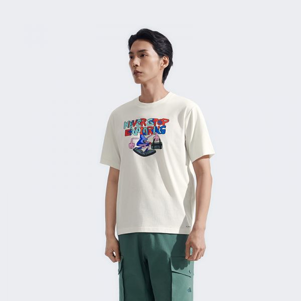 北面男女同款TDC印花系列速干短袖T恤户外新款TheNorthFace|8GZ1
