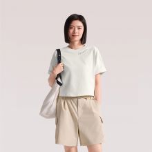 北面短袖女T恤短款纯棉运动上衣户外透气新款TheNorthFace|8GW6