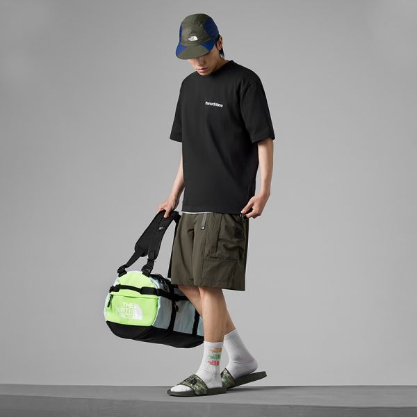 TheNorthFace北面UE男全棉重磅撞色印花短袖T恤23夏季新款81KD