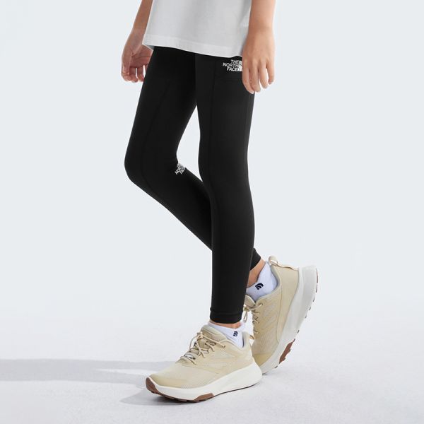 北面童装儿童女吸湿透气保暖紧身裤打底裤户外TheNorthFace|89XN