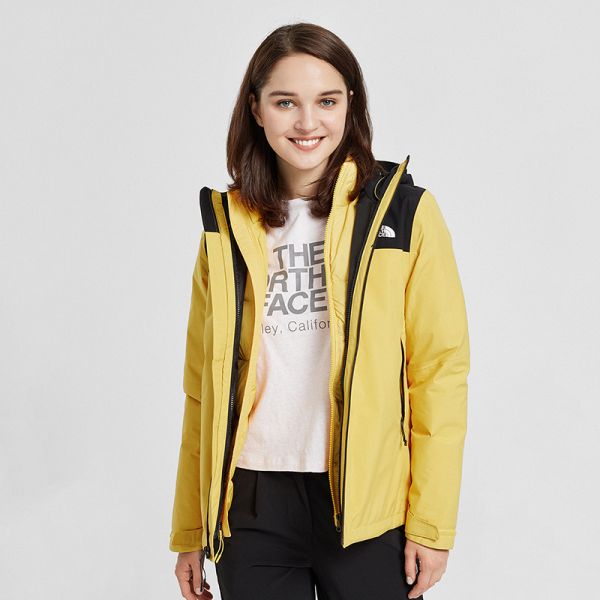 下MTheNorthFace北面夹克女三合一户外保暖防水上新|46I7