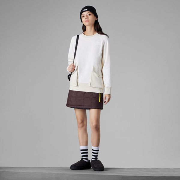 TheNorthFace北面UE先锋设计宽松大口袋卫衣女柔软23秋冬新款83QB
