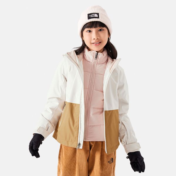 TheNorthFace北面童装女童滑雪服三合一冲锋衣外套23冬新款|82Y8