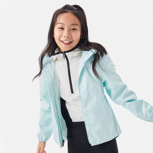 TheNorthFace北面童装冲锋衣女童户外防水透汽23春夏新款|82TB