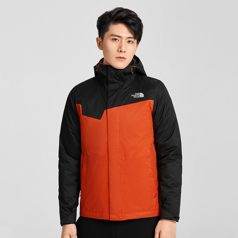 下M下【经典款】TheNorthFace北面三合一外套男户外防水秋冬上新|4U7M_TheNorthFace北面