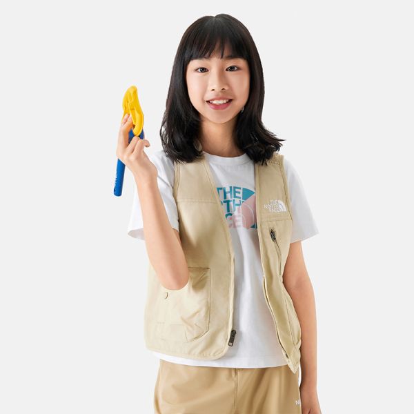 TheNorthFace北面童装男女儿童舒适耐穿马甲户外24夏季新款|87Z9