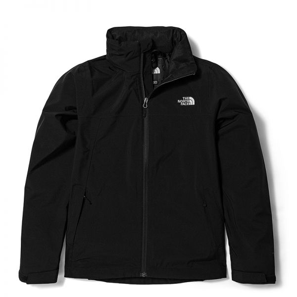 TheNorthFace北面冲锋衣女SANGRO户外樱花粉秋新款防水透汽|7WCK