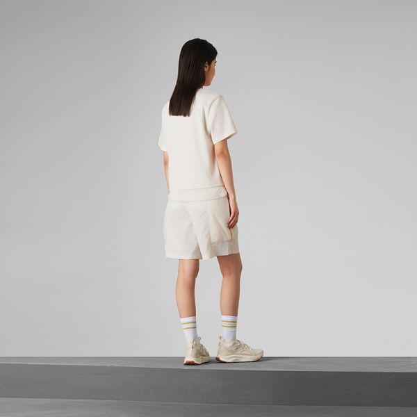 北面UE设计师款女短袖T恤网眼拼接透气户外新款TheNorthFace|8CMA