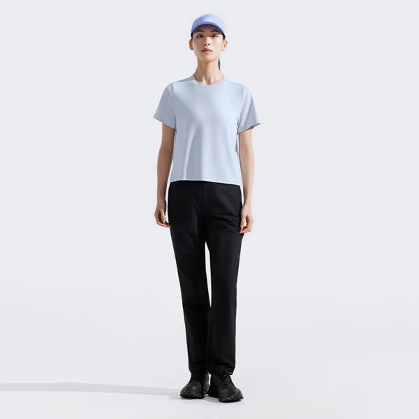 北面女Dune Sky防晒衣速干衣短袖T恤户外新款TheNorthFace|8DFH
