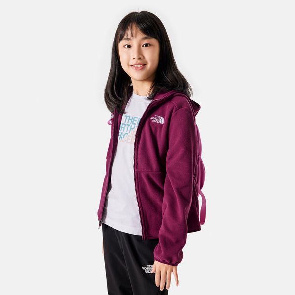 TheNorthFace北面童装抓绒连帽外套儿童户外透气23秋冬新款|82TV