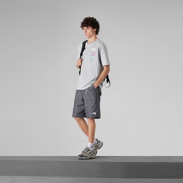 北面UE设计师款男纯棉印花短袖T恤户外透气新款TheNorthFace|8CKK