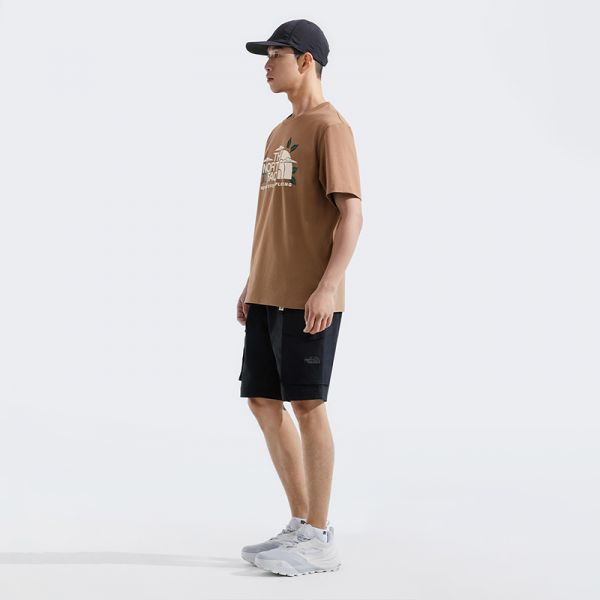 北面男女同款纯棉印花短袖T恤户外透气春夏新款TheNorthFace|8D7W