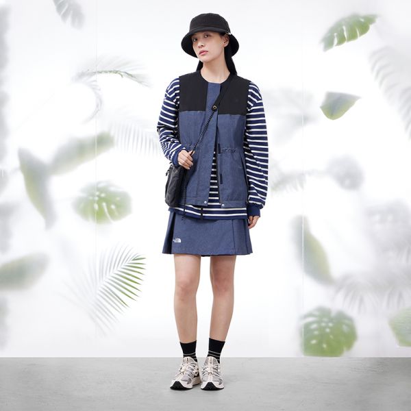 TheNorthFaceUE北面女先锋设计防风收腰二合一外套23新款81KS