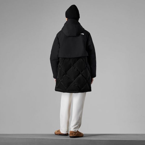 TheNorthFace北面UE先锋设计长款连帽羽绒服女鹅绒23秋冬新款83Q7