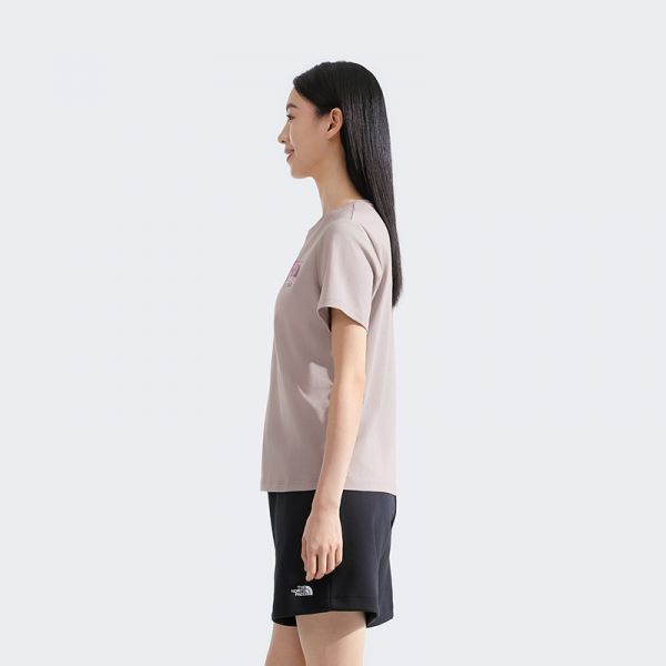 北面女纯棉印花短袖T恤运动户外休闲透气夏新款TheNorthFace|8DCD