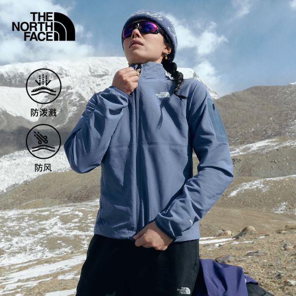 北面马年Tek Approach棋盘格软壳外套女新款TheNorthFace|8DFD