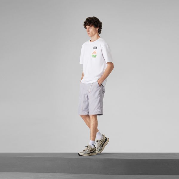 北面UE设计师款男纯棉印花短袖T恤户外透气新款TheNorthFace|8CKK
