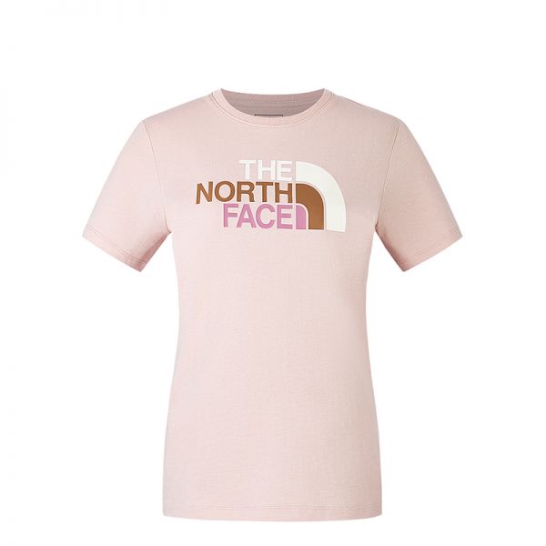 北面女纯棉撞色LOGO短袖T恤户外透气春夏新款TheNorthFace|8DC9
