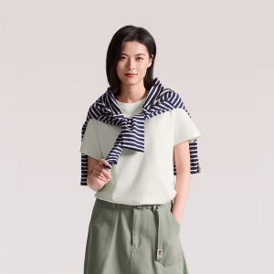 北面短袖T恤女纯棉运动户外休闲透气新款TheNorthFace|8GWF