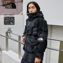 北面UE设计师款英伦格纹防水机能硬壳冲锋衣男TheNorthFace|8A7V