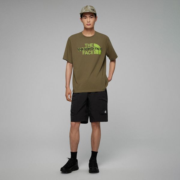 TheNorthFace北面UE男防泼溅宽松休闲短裤户外凉感23夏季新款7QSB