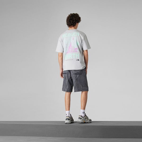 北面UE设计师款男纯棉印花短袖T恤户外透气新款TheNorthFace|8CKK