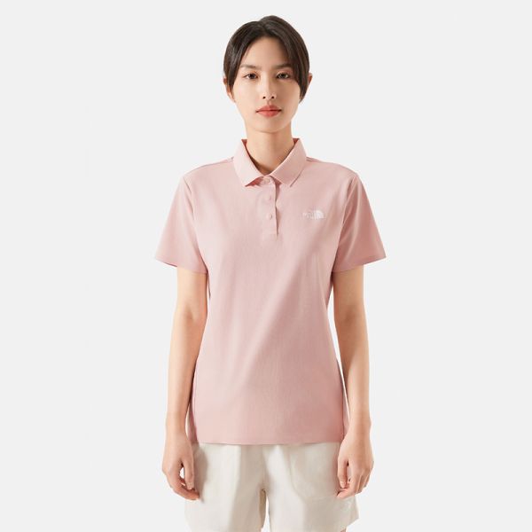 TheNorthFace北面短袖Polo女吸湿UPF防晒衣户外夏季新款|89T8