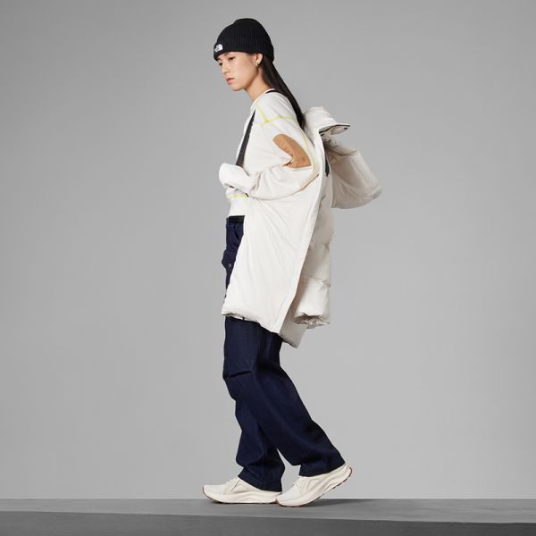 TheNorthFace北面UE女先锋设计防泼溅中长款羽绒服鹅绒24新款89TC