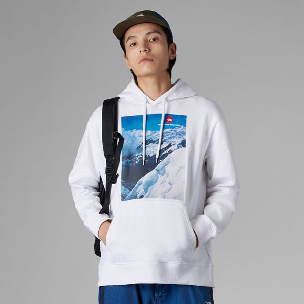 TheNorthFace北面UE重磅全棉印花针织卫衣男运动23秋冬新款83QM