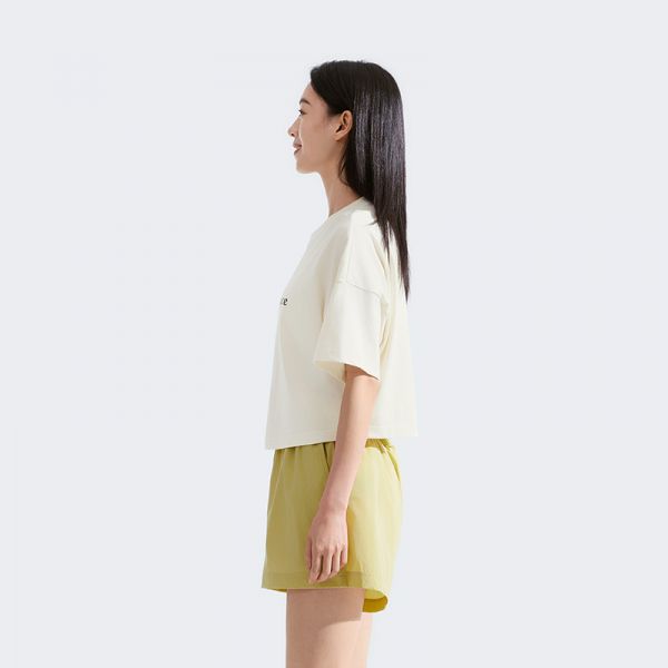 北面女纯棉时尚短款短袖T恤户外休闲透气夏新款TheNorthFace|8DCE