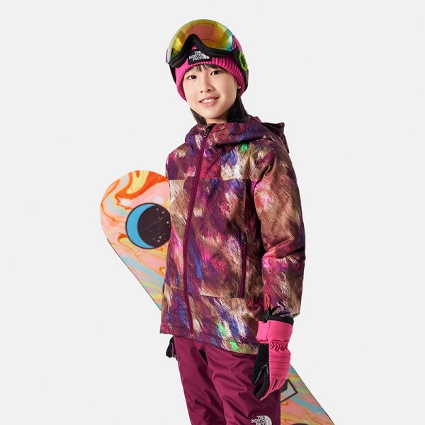 TheNorthFace北面童装女童滑雪服棉服防水户外23秋冬新款|82Y6