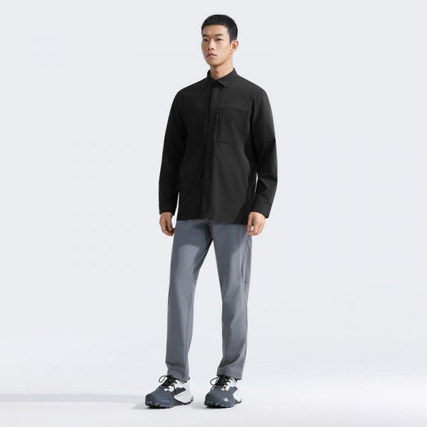 北面男LIGHTRANGE轻速防晒速干长袖衬衫户外TheNorthFace|8DFZ