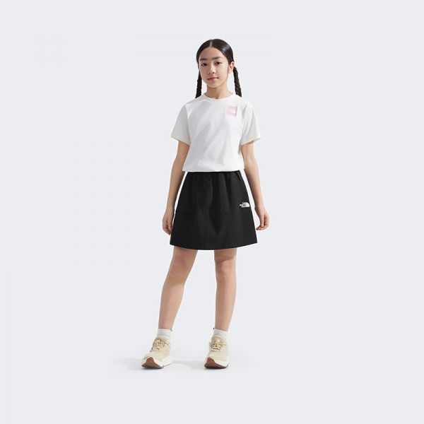 北面童装儿童女速干凉感防晒半身裙短裙户外夏TheNorthFace|8C0M