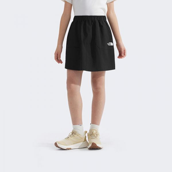 北面童装儿童女速干凉感防晒半身裙短裙户外夏TheNorthFace|8C0M