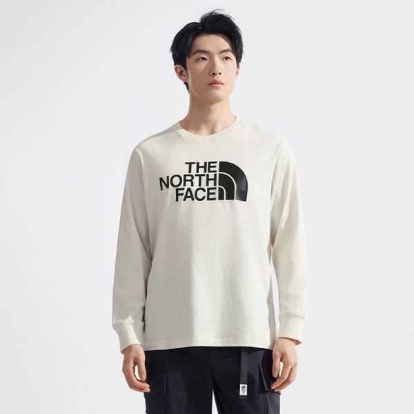 北面男女同款长袖T恤纯棉圆领户外柔软舒适新品TheNorthFace|8D7R