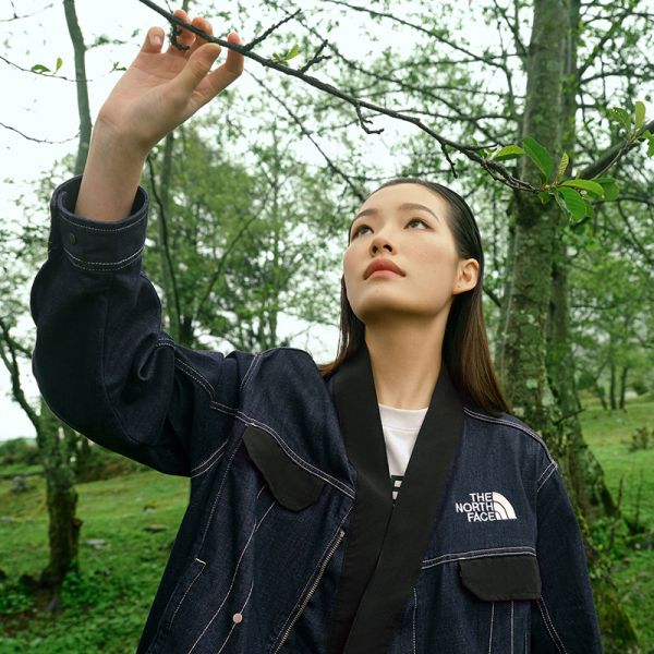 TheNorthFace北面UE先锋设计女性开襟宽松牛仔外套秋冬上新|7W9H