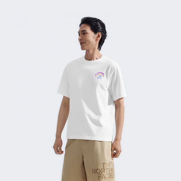 北面男女同款纯棉印花短袖T恤户外休闲透气新款TheNorthFace|8GZ9